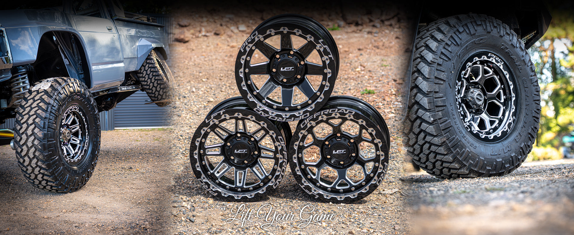 LFT Wheels cover photo 3 wheels flexing 4wd 4x4
