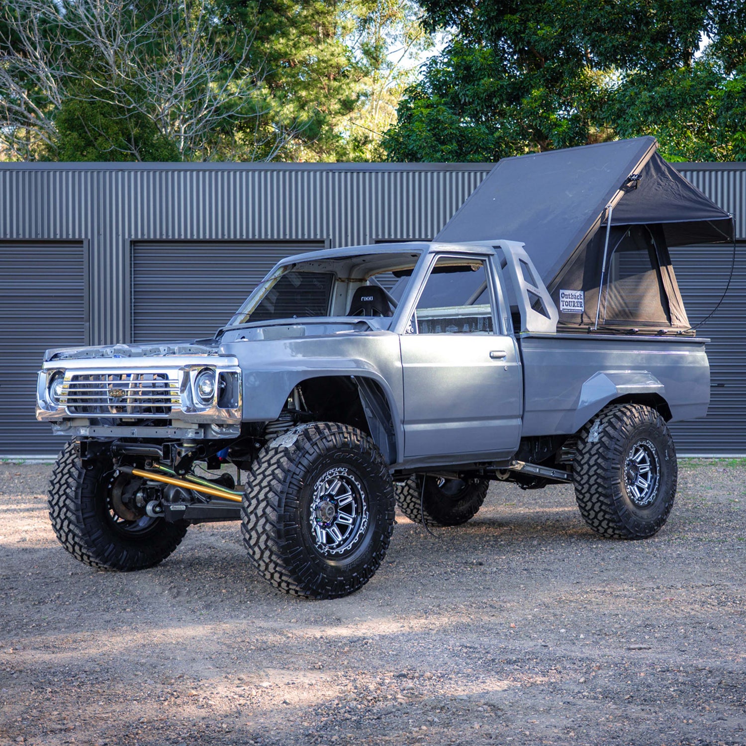 M1-MOTION LFT Wheels GQ Patrol -12mm offset side view